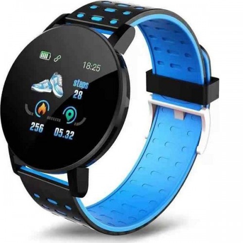 Plus 43mm Smartwatch με Παλμογράφο (Μπλε)