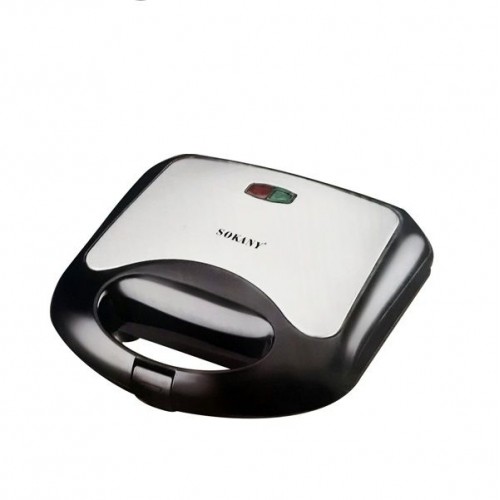 Τοστιέρα για 2 Τοστ 750W Inox Sokany KJ-105