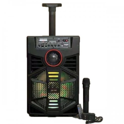 Σύστημα Karaoke με Ασύρματο Μικρόφωνο Kimiso σε Μαύρο Χρώμα QS-1340