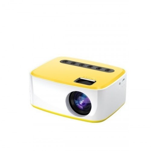 Mini Projector Τεχνολογίας Προβολής LCD Λάμπας LED με Φυσική Ανάλυση 320 x 240 και Φωτεινότητα 500 Ansi Lumens με WiFi Κίτρινος