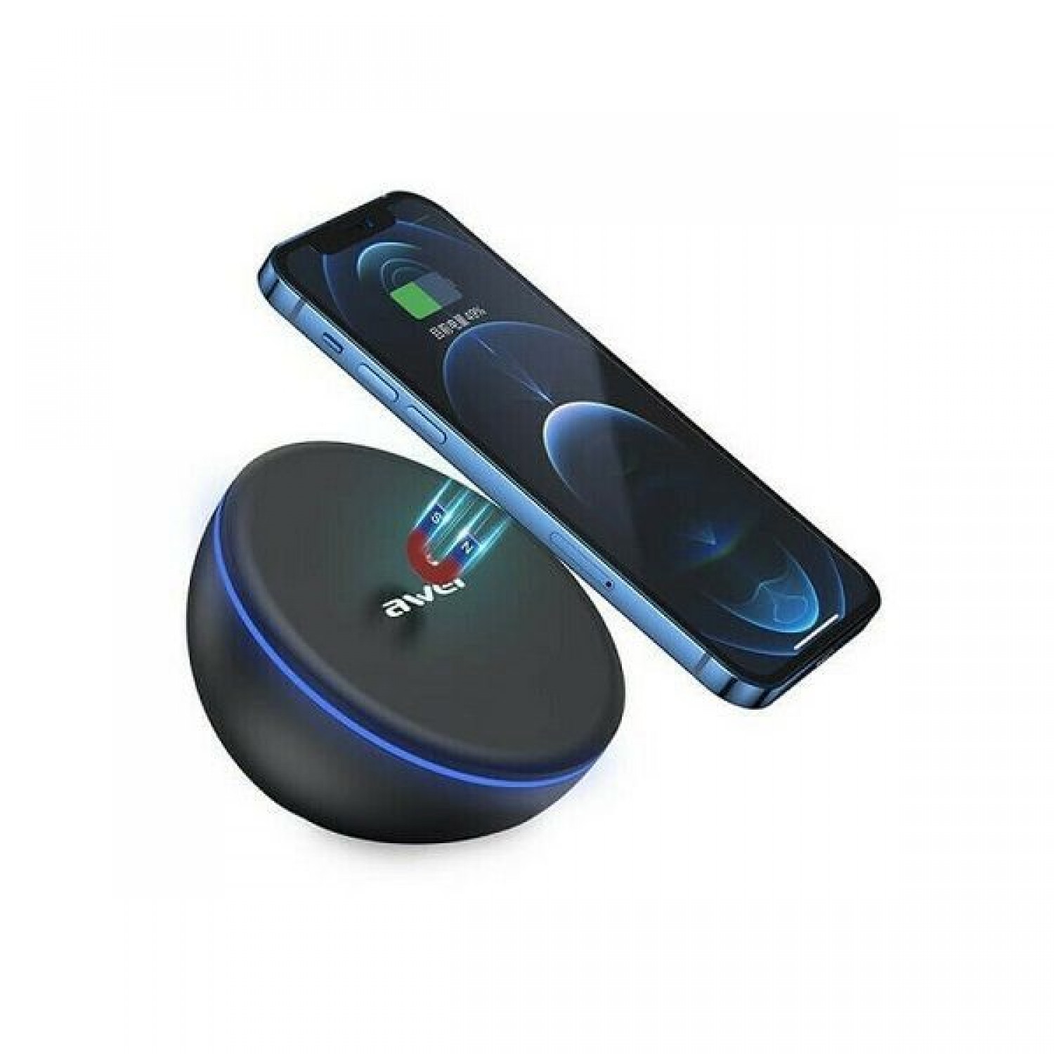 Ασύρματος Φορτιστής (Qi Pad) Quick Charge 3.0 Μαύρος