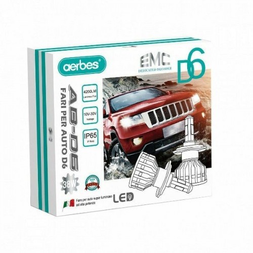Λάμπες Αυτοκινήτου D6 SMD H11 4200lm LED 6000K Ψυχρό Λευκό 10-30V 38W 2τμχ