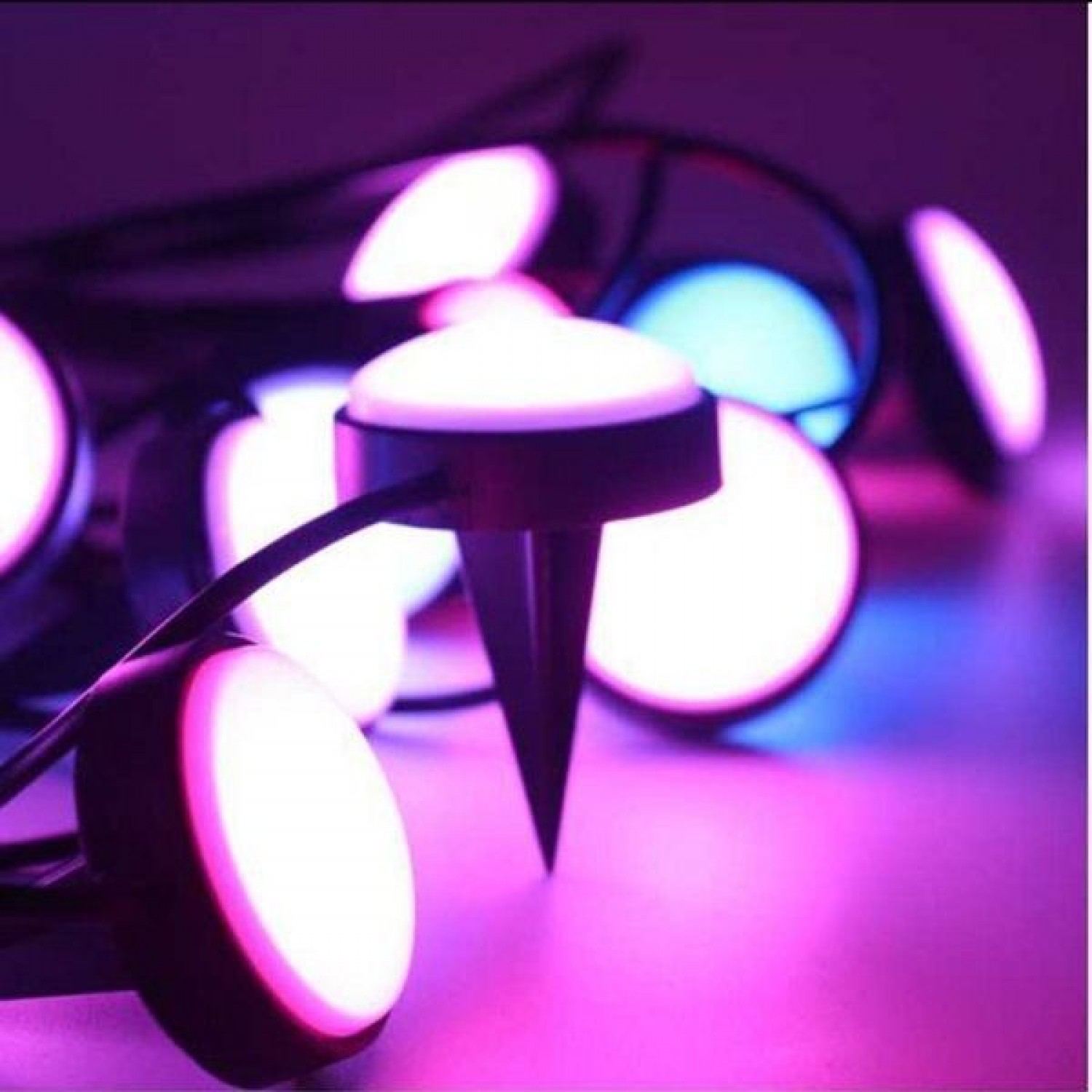 Κιτ Καρφωτά Φωτιστικά Κήπου 15 LED - Bluetooth 5050 RGB 900lm IP67 FRGB IC -29473