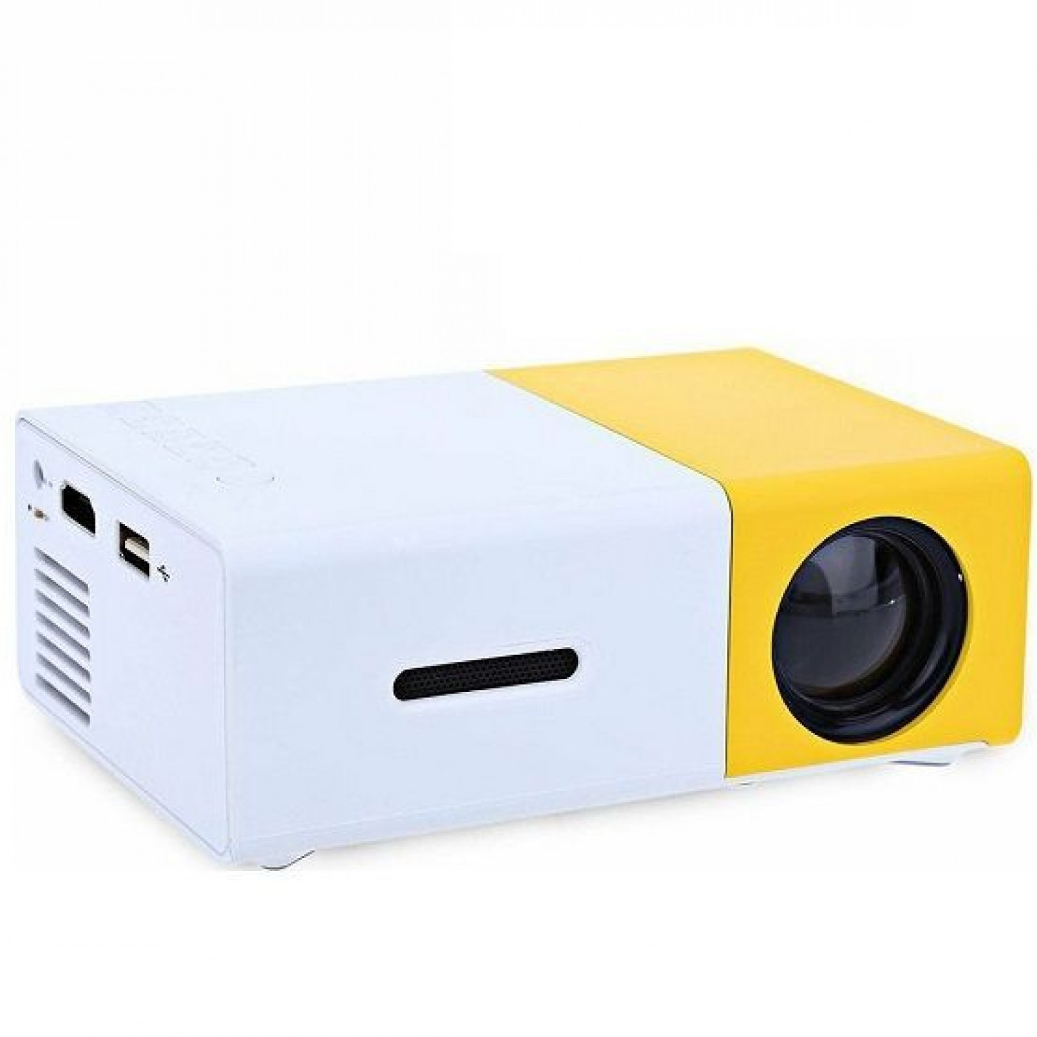 Projector Mini Τεχνολογίας Προβολής LCD Λάμπας LED με Φυσική Ανάλυση 320 x 240 και Φωτεινότητα 600 Ansi Lumens YG-300
