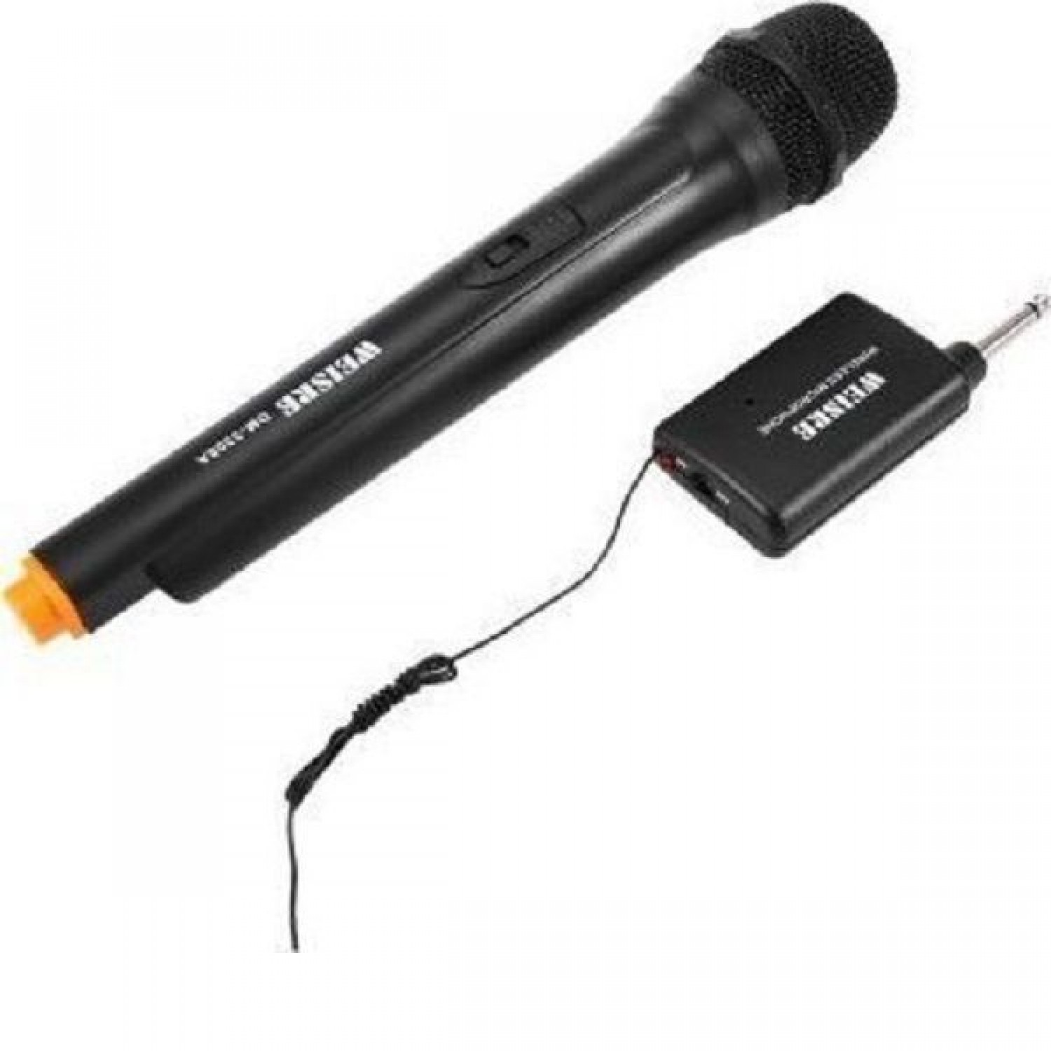 Weisre Ασύρματο Μικρόφωνο Karaoke DM-3308A σε Μαύρο Χρώμα