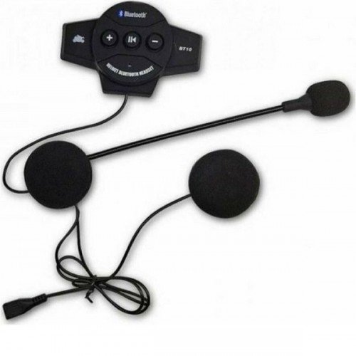 Ενδοεπικοινωνία Μονή για Κράνος Μηχανής με Bluetooth BT10