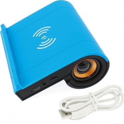 Ασύρματο Φορητό Ηχείο - Φορτιστής bluetooth Wireless Charging Pad (Qi) JX-01
