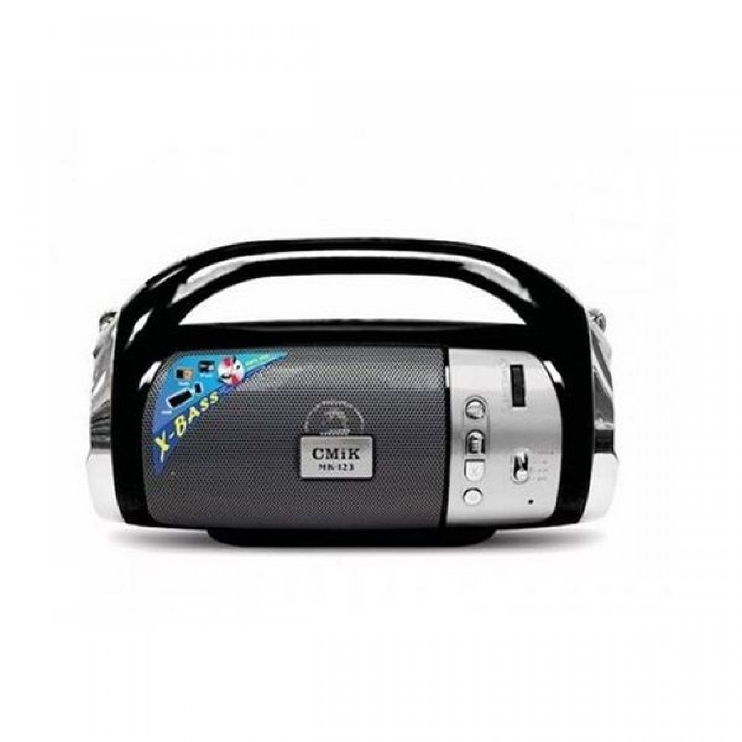 Ηχείο Bluetooth 30W με Ραδιόφωνο Black/Silver CMiK MK-123