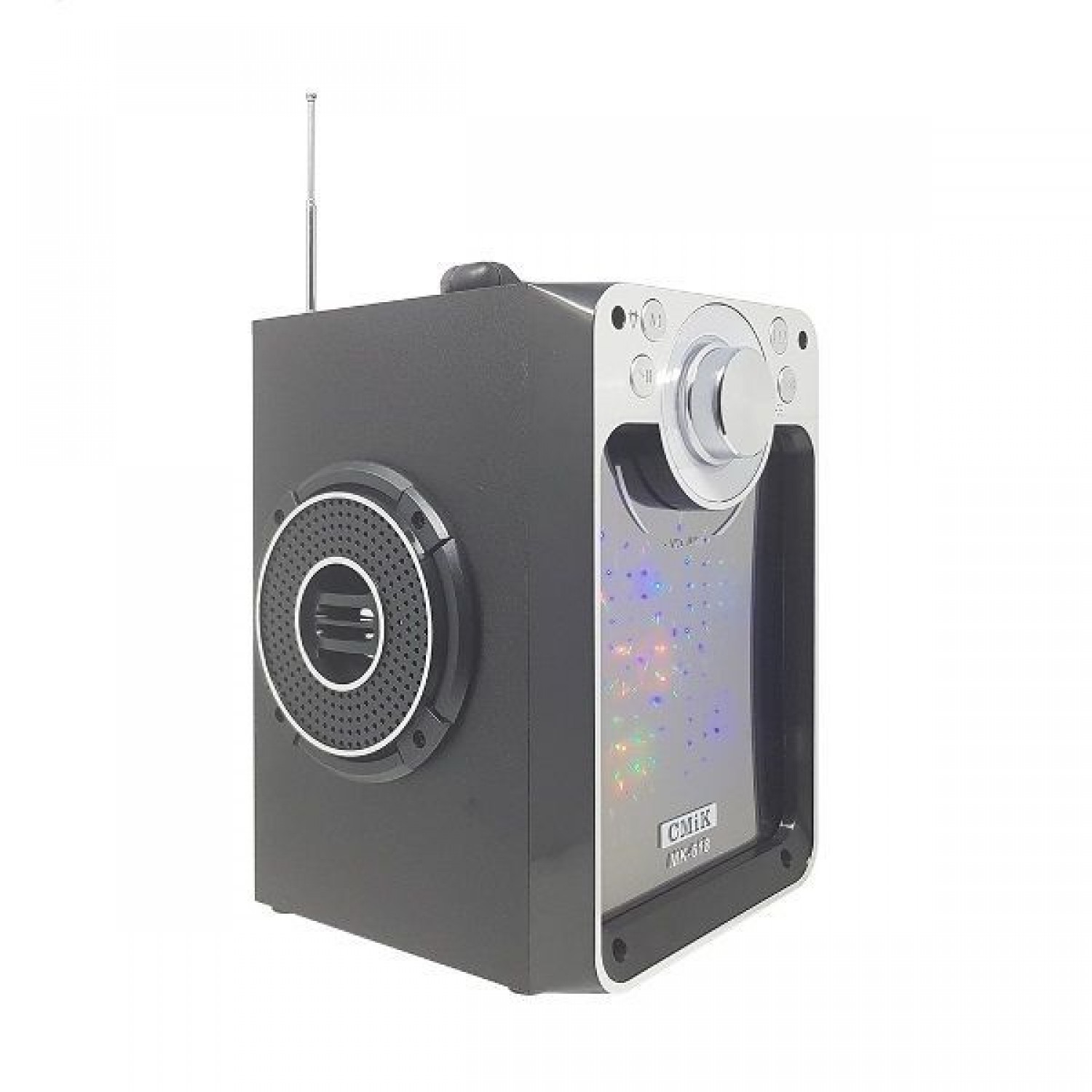 Φορητό Σύστημα Karaoke USB - TF - Ράδιο Bluetooth με Τηλεχειριστήριο σε Ασημί CMIK MK-618