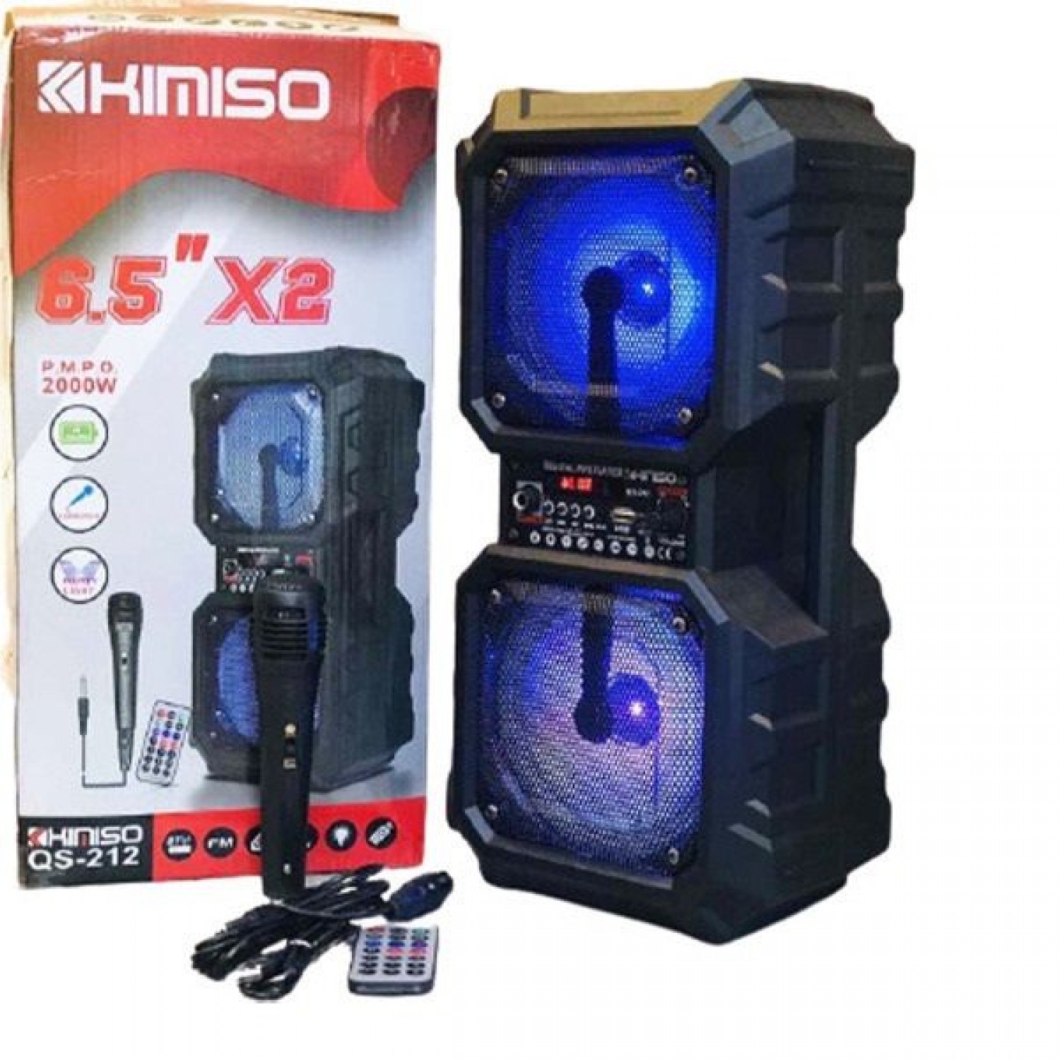 Σύστημα Karaoke με Ενσύρματo Μικρόφωνo Kimiso QS-212