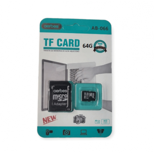 Κάρτα μνήμης TF προσαρμογέας Micro SD AB-S066-64G Aerbes