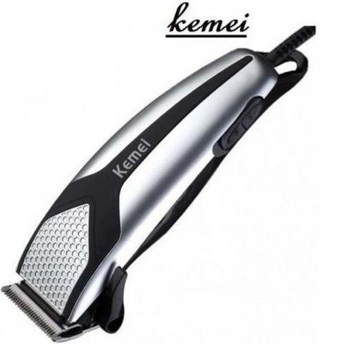 Kemei Κουρευτική Μηχανή Ρεύματος Silver/Black ΚΜ-4640