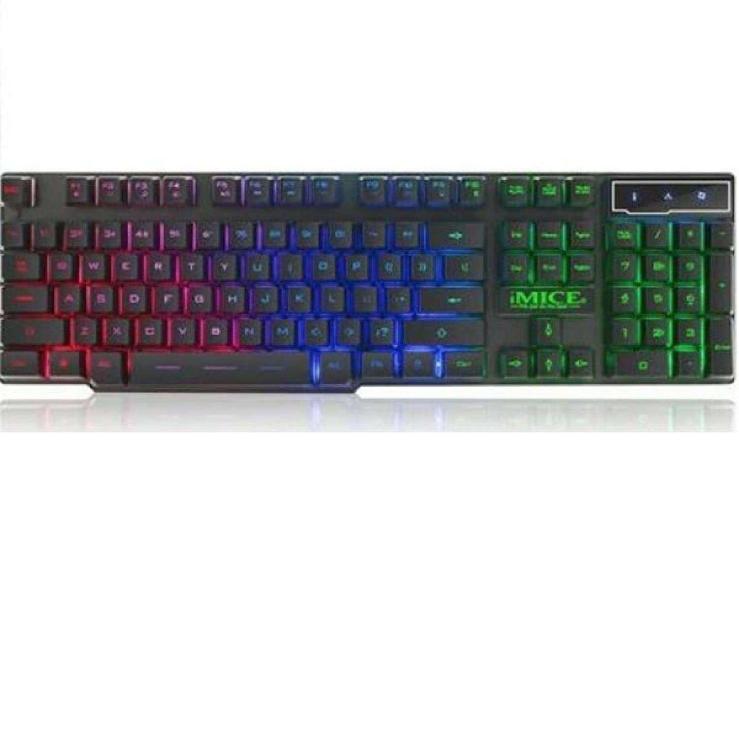 Gaming Πληκτρολόγιο με Φωτιζόμενα πλήκτρα (Αγγλικό US) iMice AK-600