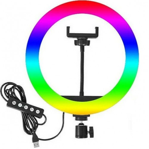 RGB Ring Light RGB 30cm 3000-6000K με Επιτραπέζιο Τρίποδο και Βάση για Κινητό XD300