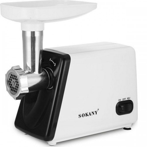 Μηχανή Άλεσης Κιμά 2500W Λευκή Sokany SK-312