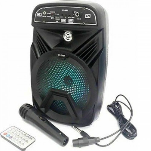 Σύστημα Karaoke με Ενσύρματo Μικρόφωνo XY-0651 σε Μαύρο Χρώμα
