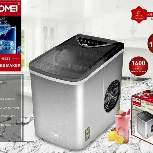 Παγομηχανή 2L 100W με Ημερήσια Παραγωγή 12kg Hoomei HM-6528