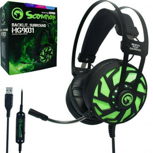 Gaming Headset με σύνδεση USB Marvo HG9031