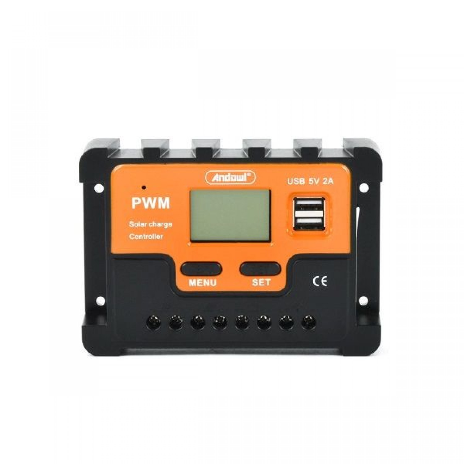 Ρυθμιστής Φόρτισης PWM 12V 30A Μαύρο/Πορτοκαλί Andowl Q-KZ030