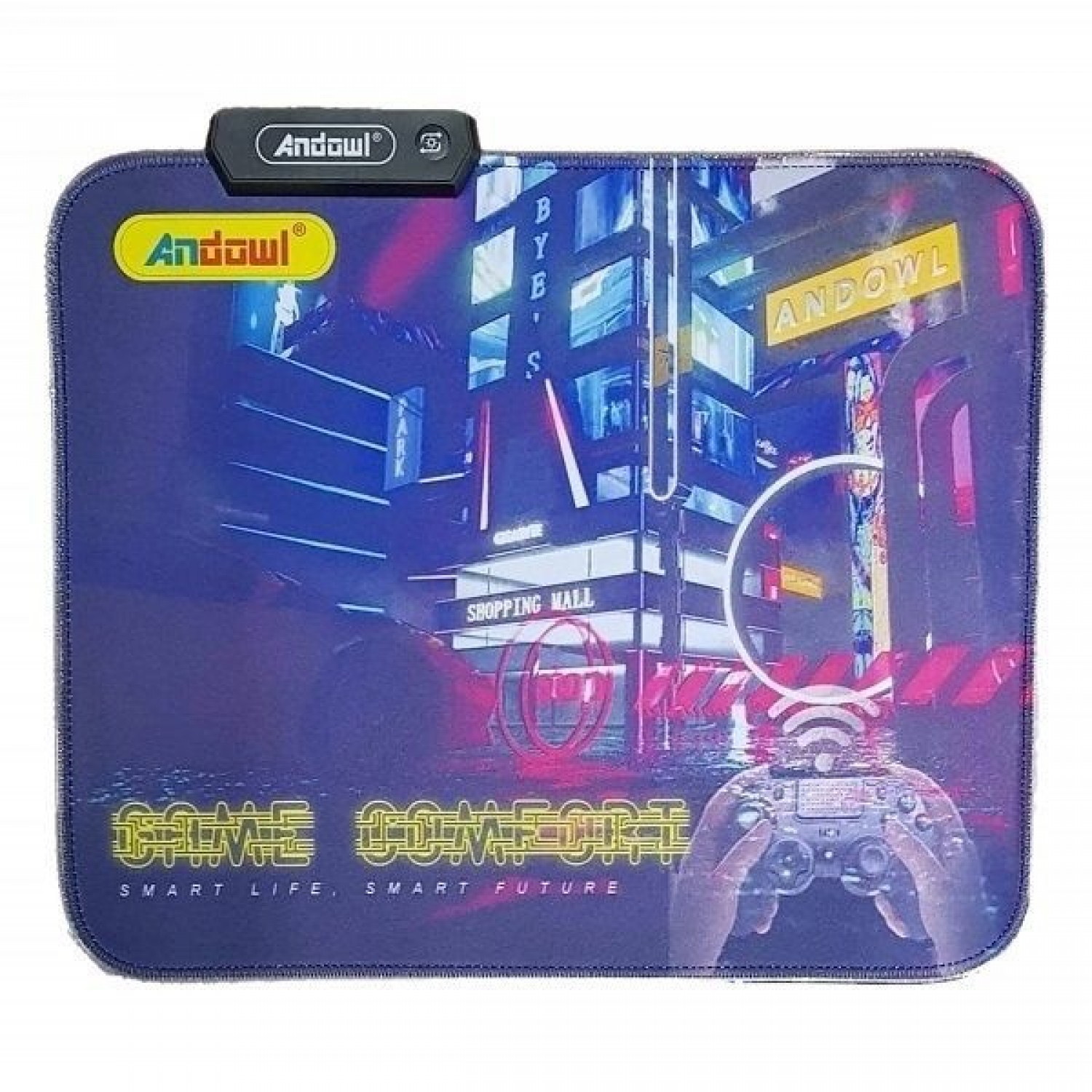 Gaming Mouse Pad 250mm με RGB Φωτισμό Q-R20 Andowl