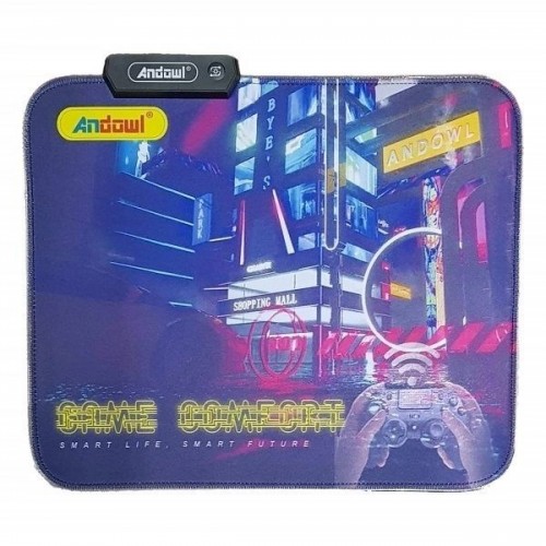Gaming Mouse Pad 250mm με RGB Φωτισμό Q-R20 Andowl