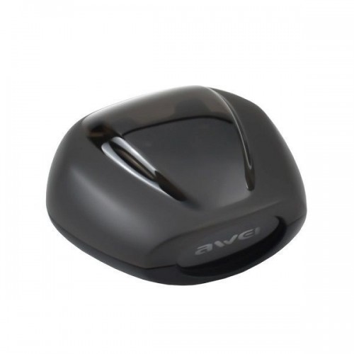 Awei T25 In-ear Bluetooth Handsfree Ακουστικά με Θήκη Φόρτισης Μαύρα