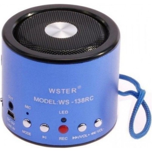 WS-138RC MP3 Player Μπλε