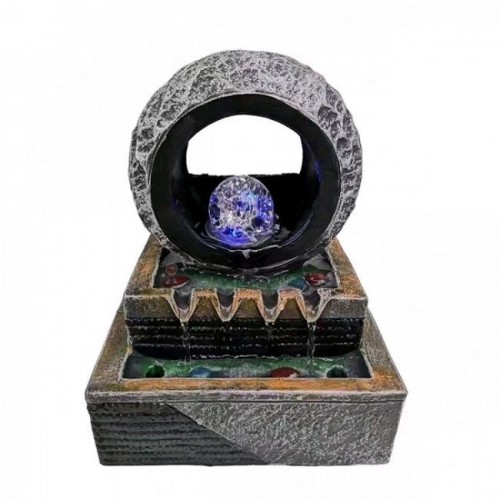 Διακοσμητικό Συντριβάνι Feng Shui με LED Φωτισμό 21x15x27εκ 1942
