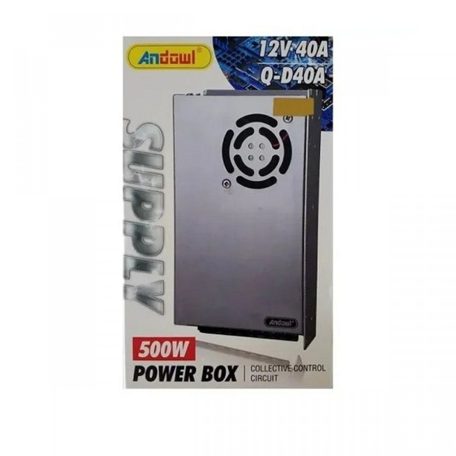 Τροφοδοτικό LED Ισχύος 500W με Τάση Εξόδου 12V Q-D40A Andowl