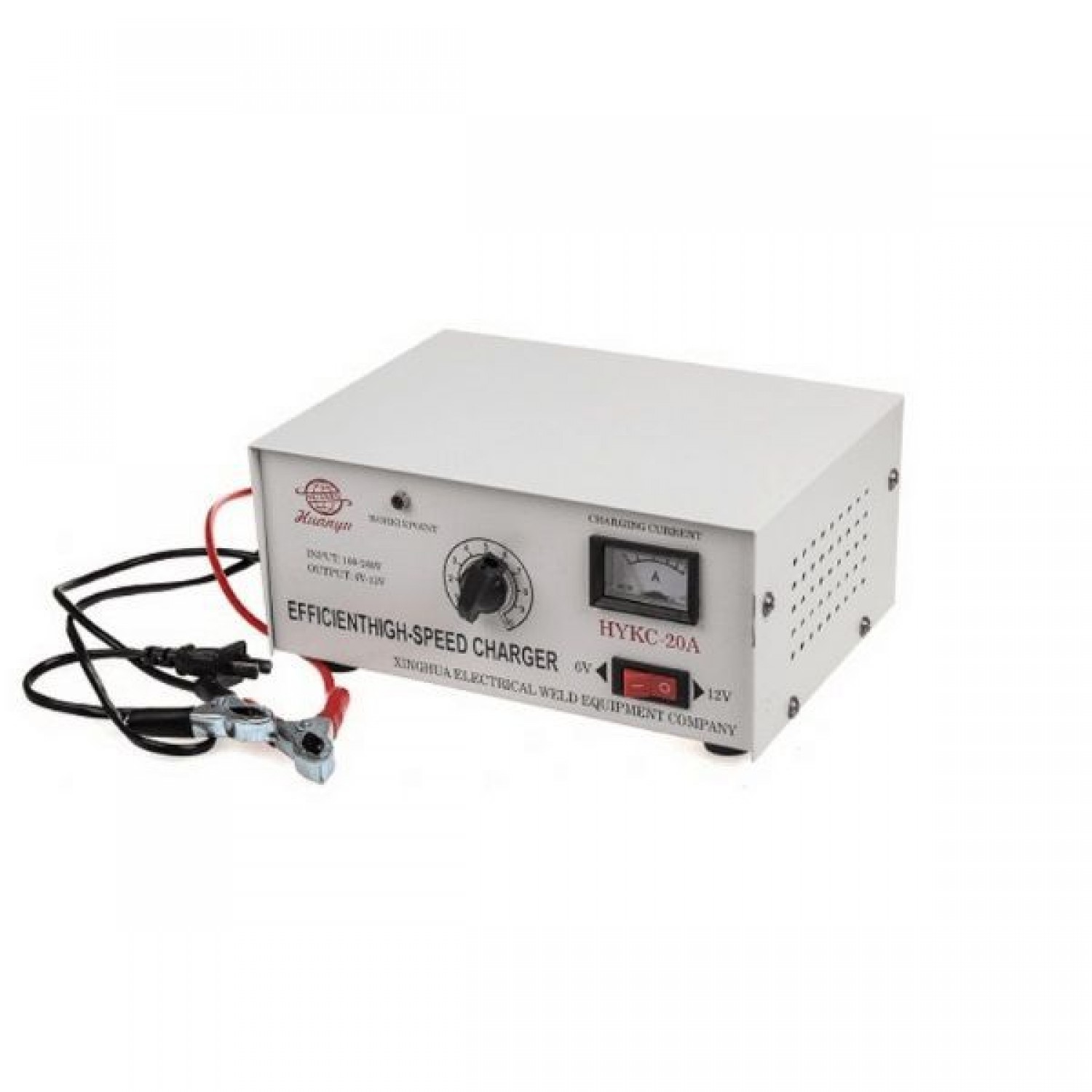Αυτόματος Φορτιστής Μπαταρίας 6V + 12V 20Α Αυτοκινήτου + Μηχανής HYKC-20A