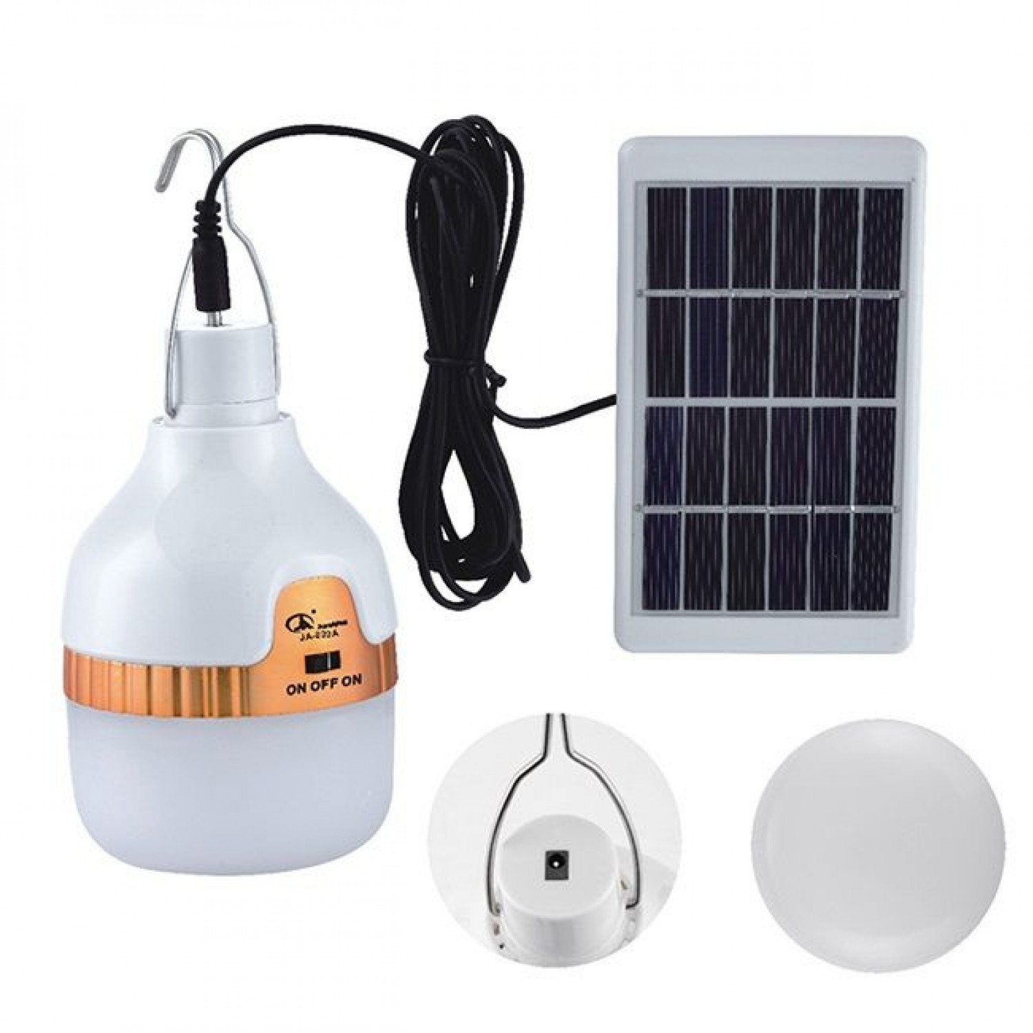 Ηλιακή Λάμπα Led με Πάνελ 5W JA-899A