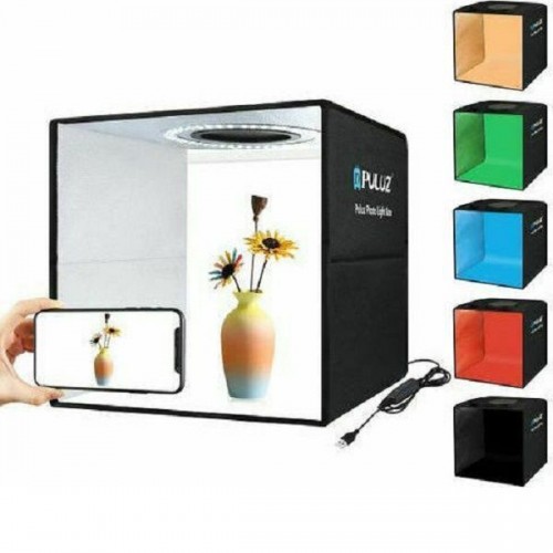 Puluz Photo Box PU5032B Φωτιζόμενο με Πολλαπλά Backround 30x30x30cm
