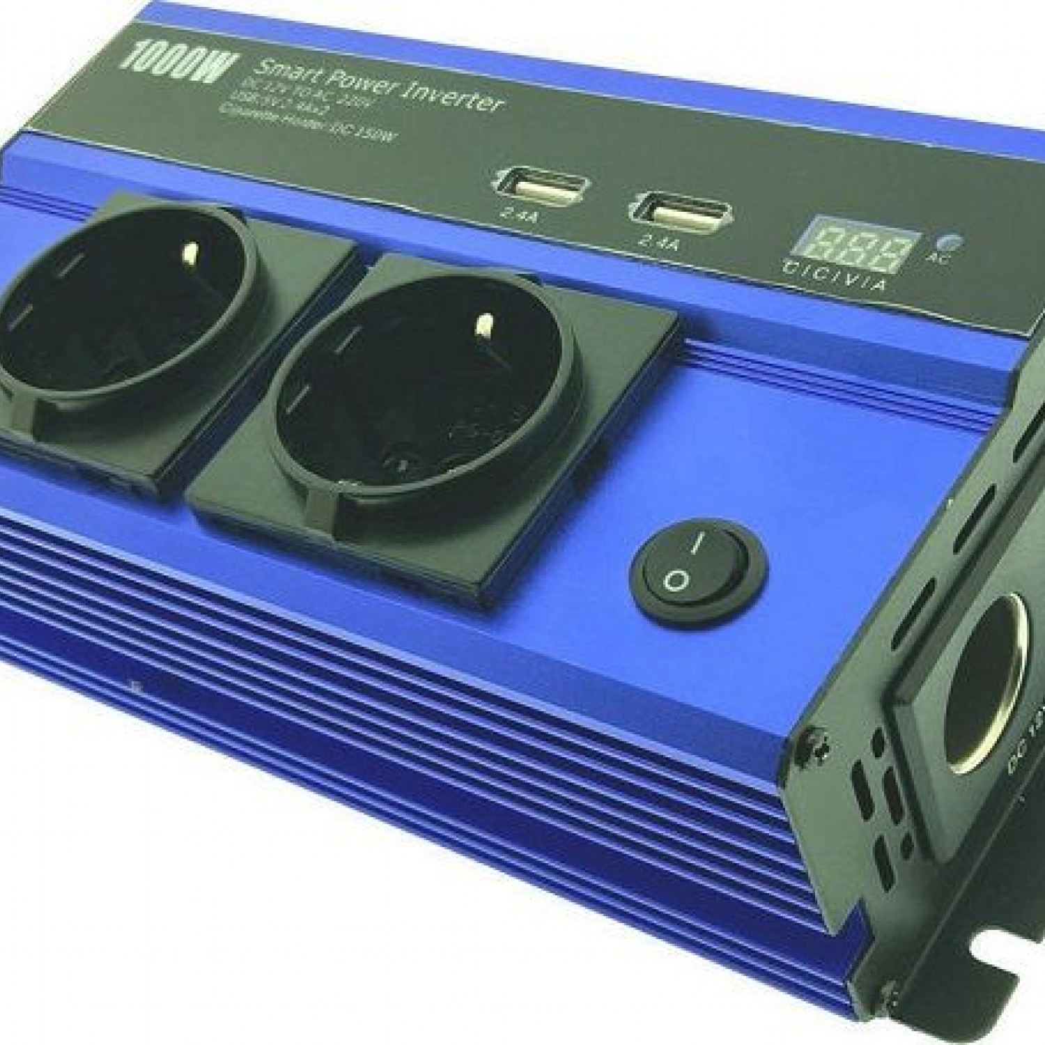 1000W Inverter Αυτοκινήτου TBE Τροποποιημένου Ημιτόνου 12V σε AC 220V QY-7011
