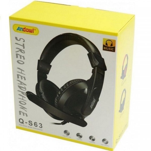 Andowl Q-S63 On Ear Gaming Headset με σύνδεση 3.5mm