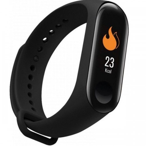 M3 Activity Tracker με Παλμογράφο Μαύρο