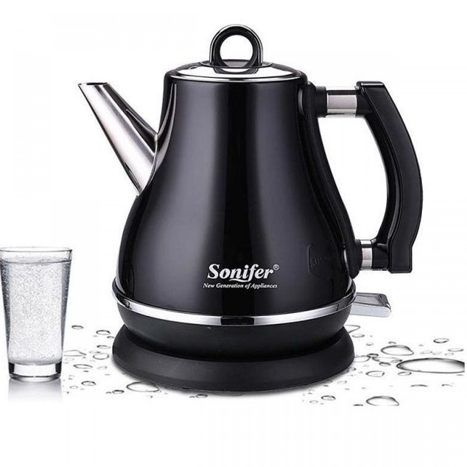 Sonifer SF-2028 Βραστήρας 1.2lt 1500W Μαύρος