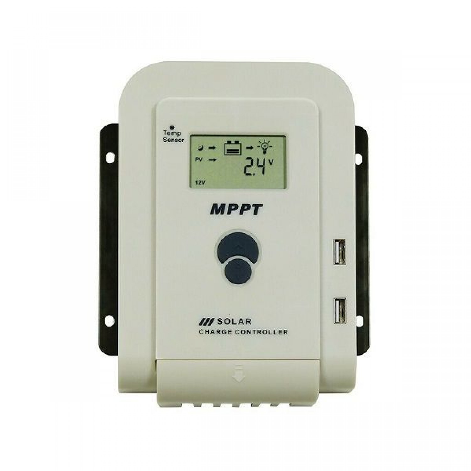 SYP-2007 Ρυθμιστής Φόρτισης MPPT 24V 20A Μαύρο Χρώμα