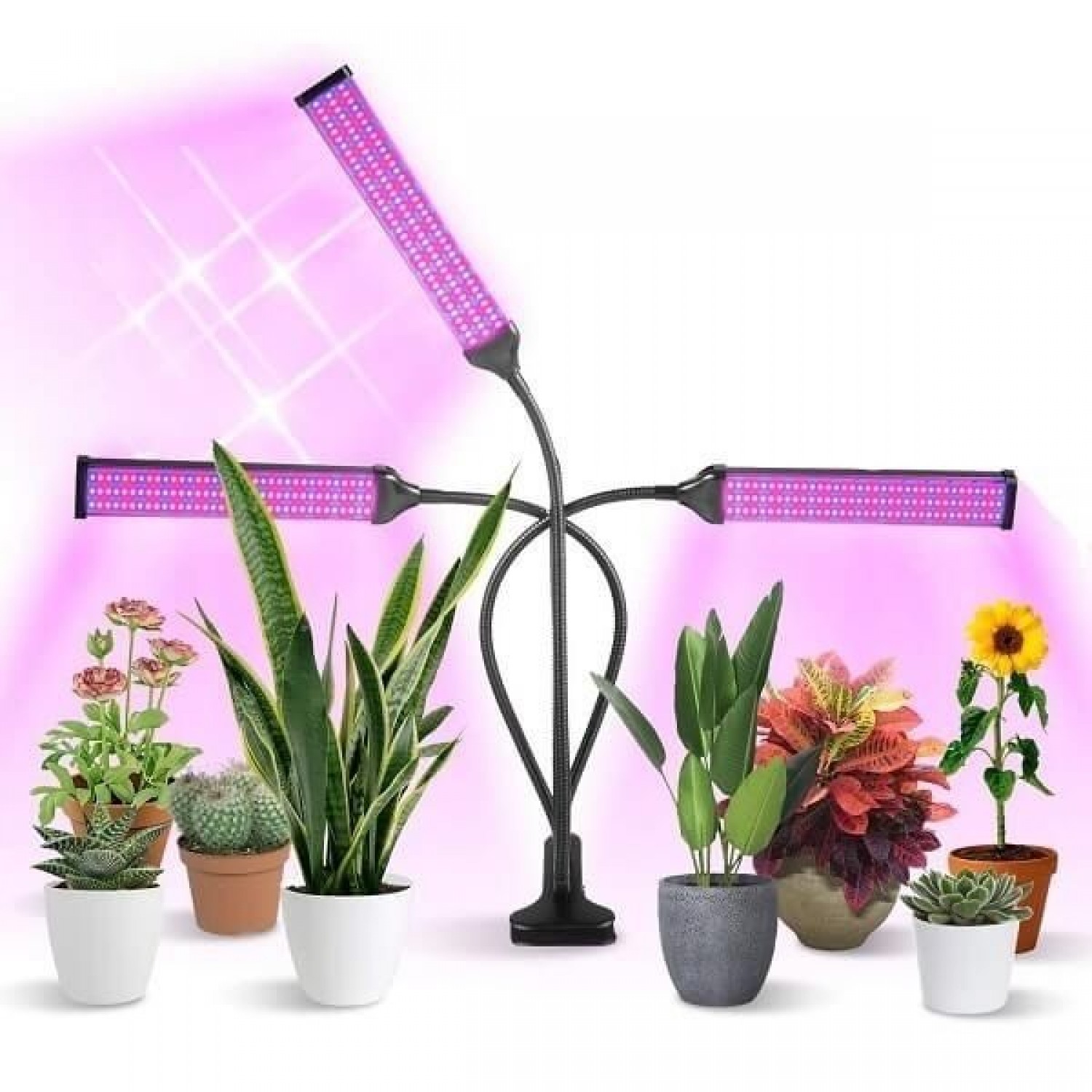 Φωτιστικό 72x LED Ανάπτυξης Φυτών Full Spectrum 3x Plant Grow Light 85539