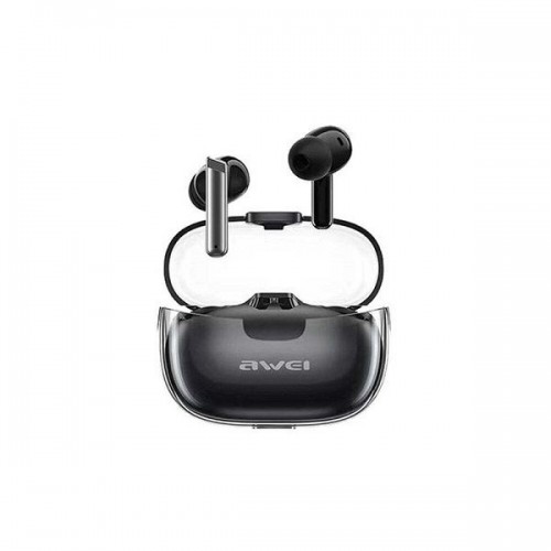 Awei T52 In-ear Bluetooth Handsfree Ακουστικά με Θήκη Φόρτισης Μαύρα