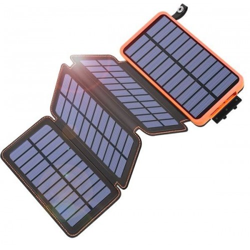 Power Bank Ηλιακό 20000mAh Foldable Μαύρο