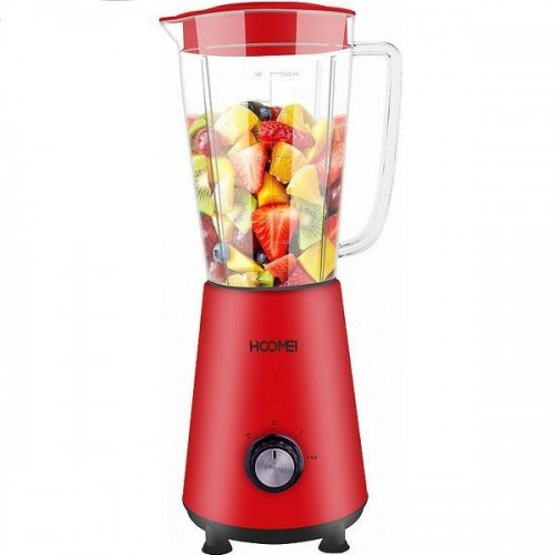 Hoomei HM-6726 Μπλέντερ 1lt 350W Κόκκινο