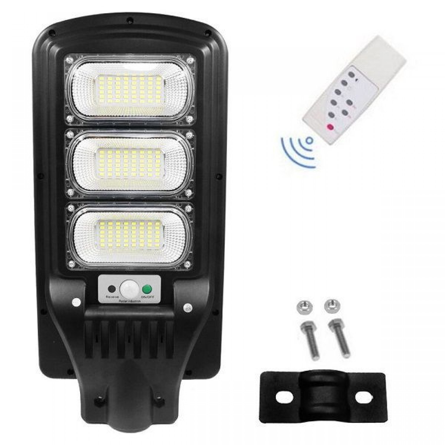 Jortan Ηλιακό Φωτιστικό Δρόμου 150W 11520lm με Αισθητήρα