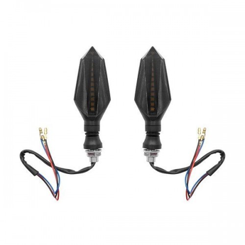Φλάς μηχανής LED 12 SMD 12V IP65 2 τμχ