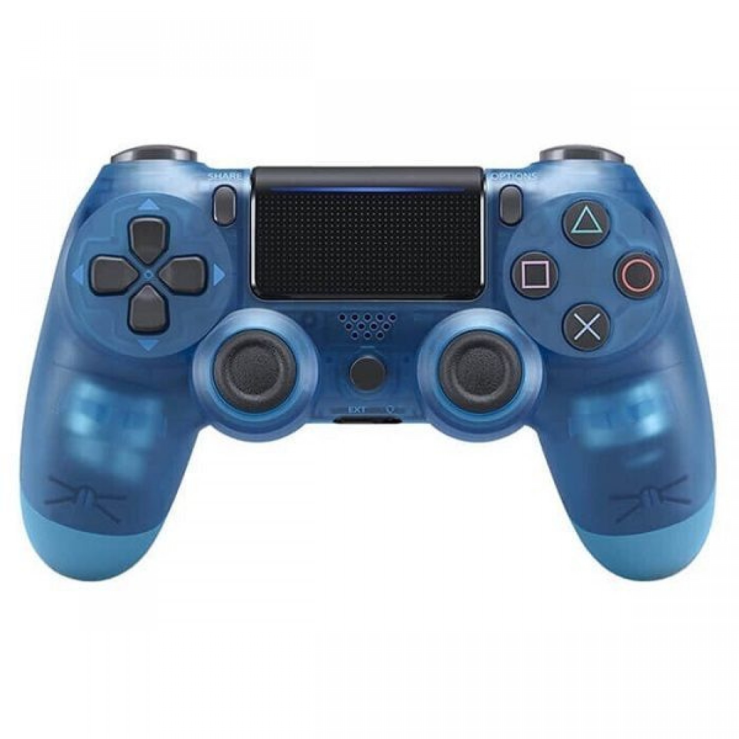 Doubleshock Ασύρματο Gamepad για PS4 Transparent Blue