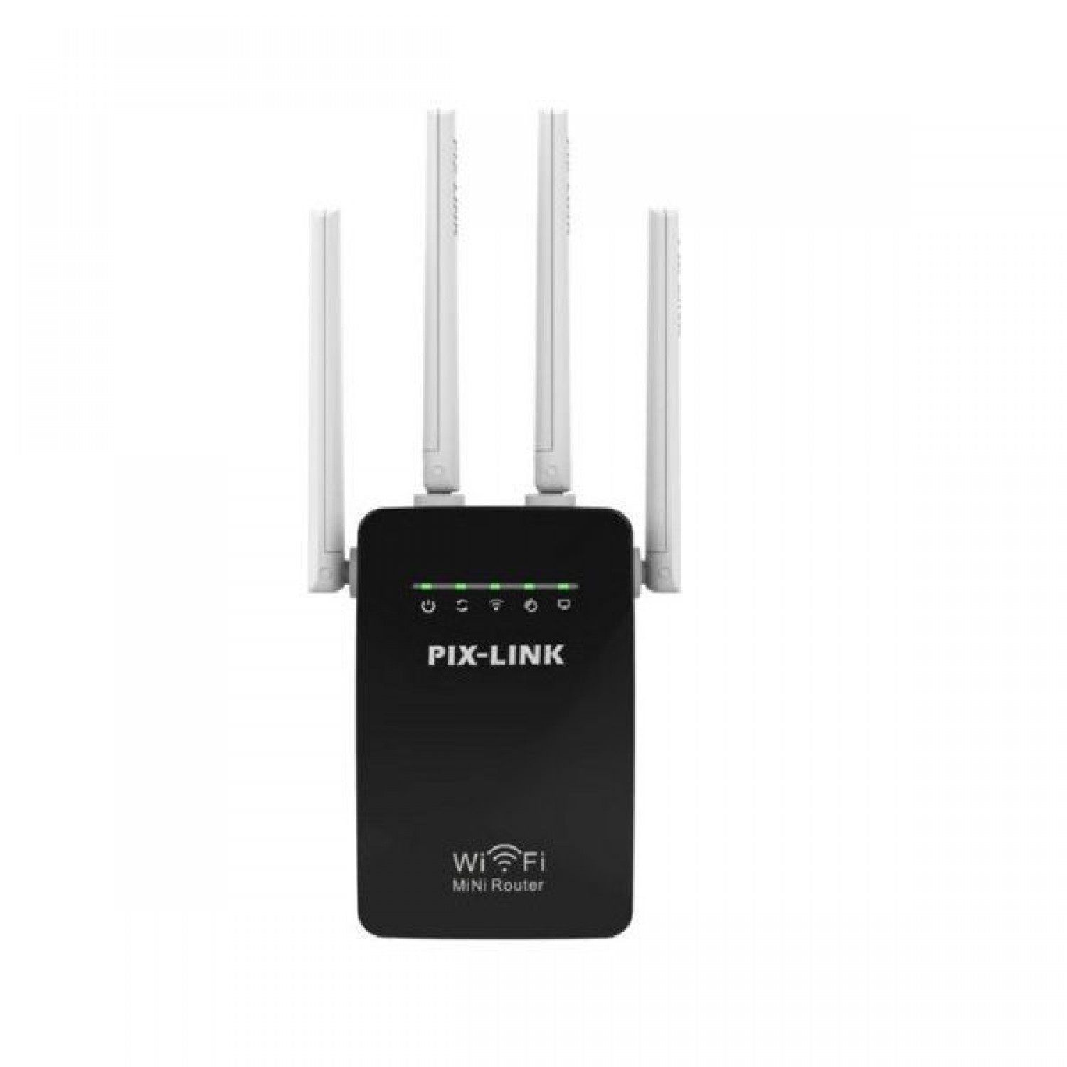 Ασύρματο WiFi N Router/Repeater 300Mbps Pix-Link LV-WR09 - Μαύρο