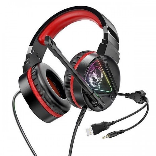 Hoco W104 Over Ear Gaming Headset Red (3.5mm / USB)