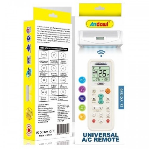 Q-YK1059 Universal Τηλεχειριστήριο για Κλιματιστικό