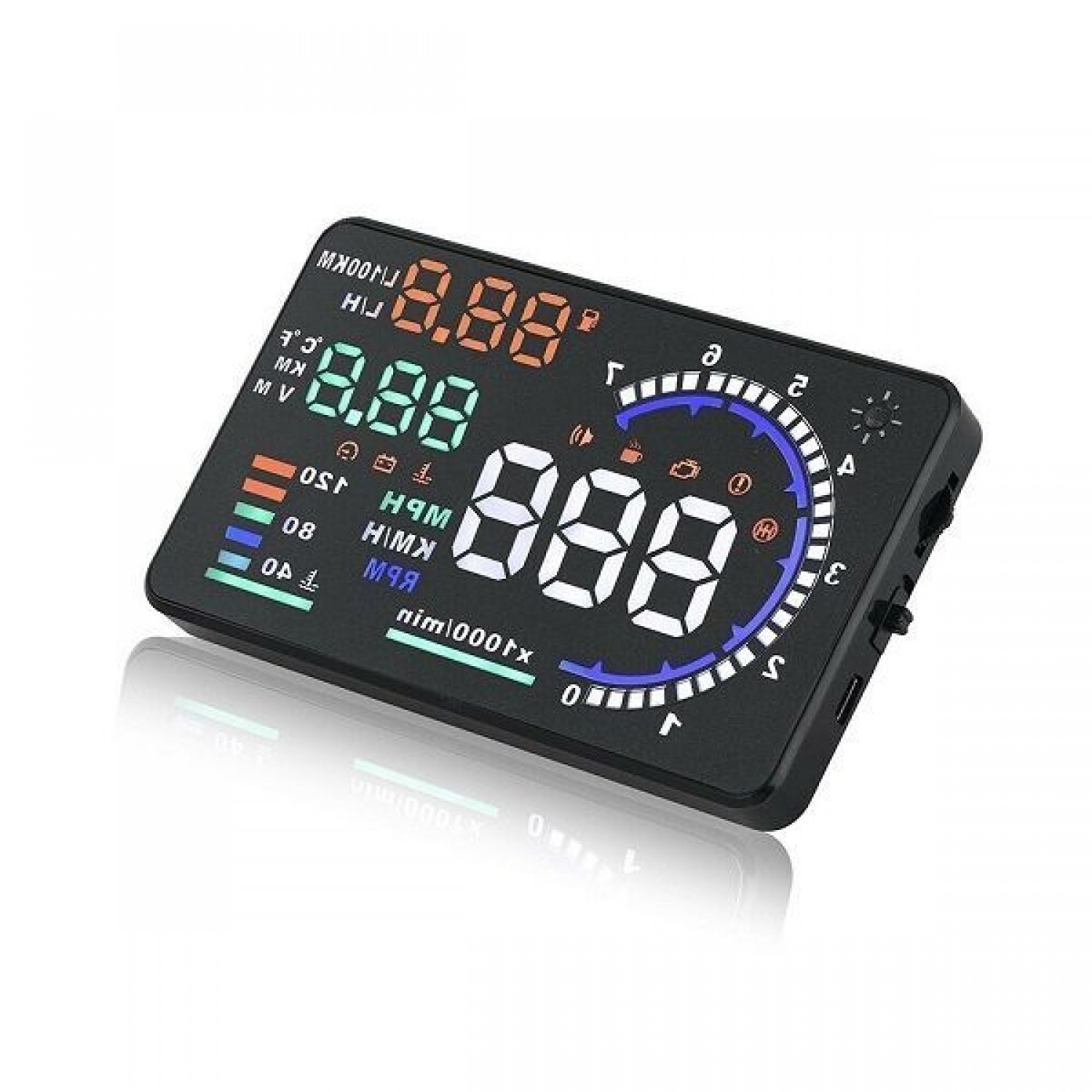 Head up Display Ψηφιακό Αυτοκινήτου με OBD II Interface X360
