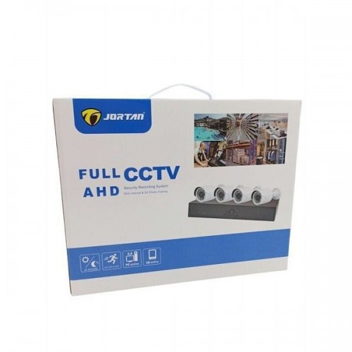 JORTAN Ολοκληρωμένο Σύστημα CCTV με 4 Κάμερες