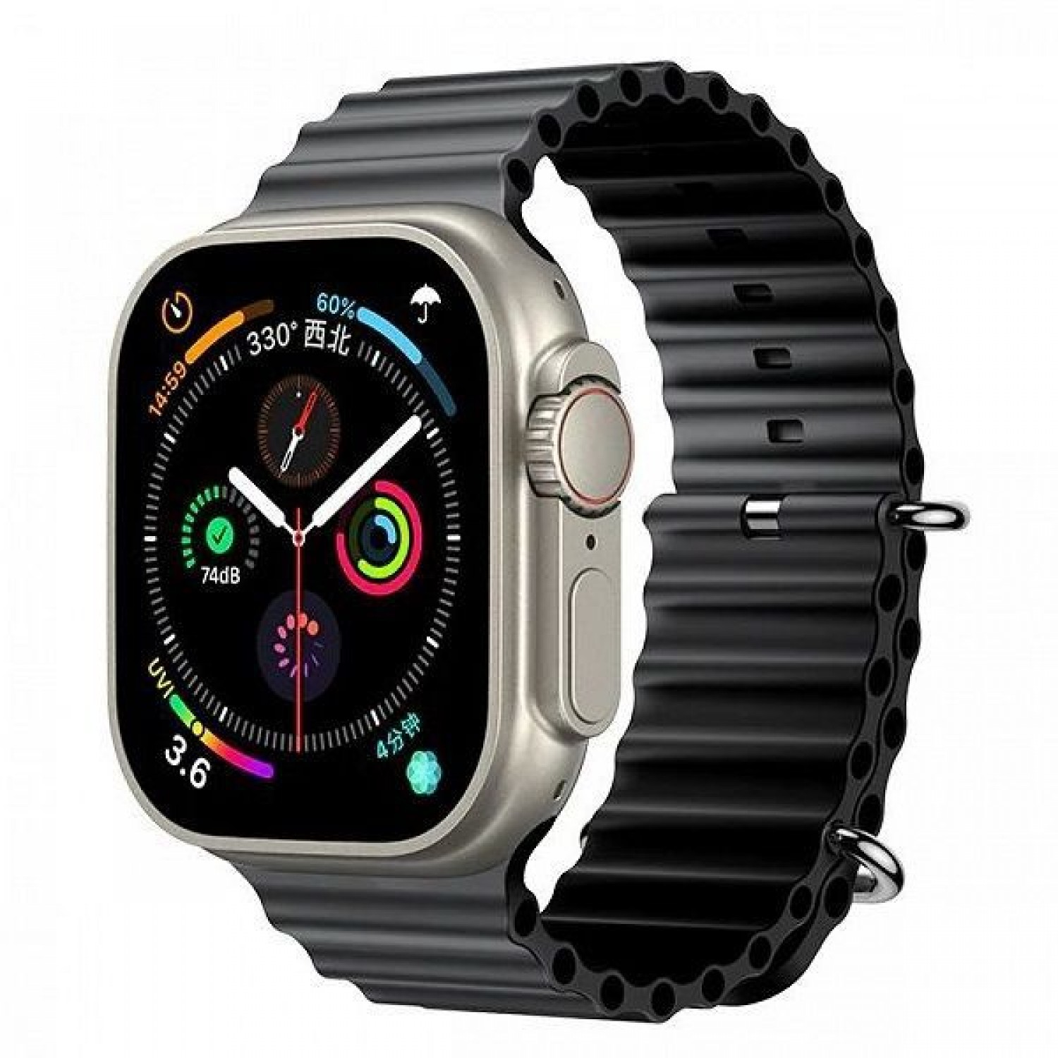 Smartwatch Ρολόι Αδιάβροχο IP68 8 ULTRA - Activity Tracker Smart Watch ΚΙΤΡΙΝΟ